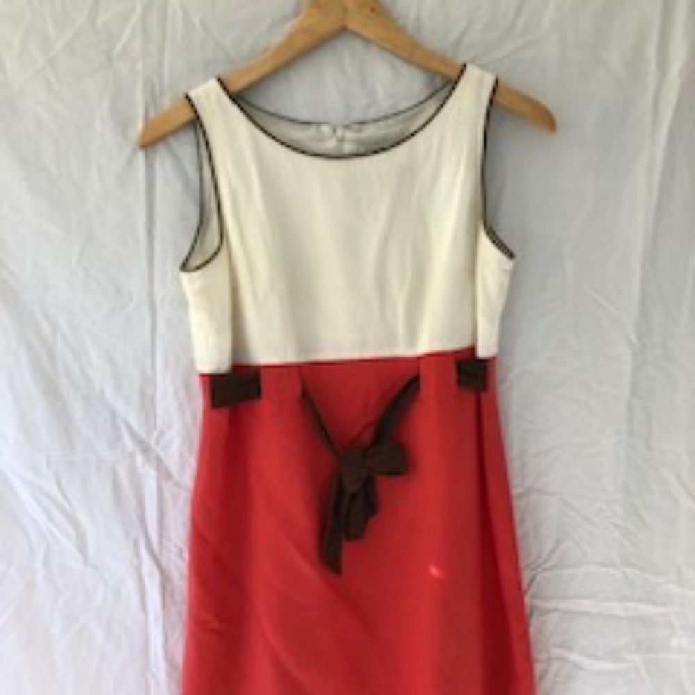 Willow Glen New York coral and cream dress 8P